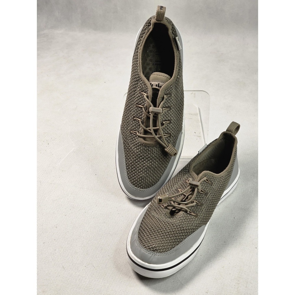 Huk Mania Performance Fishing Water Shoes  Size 8 Gray /Khaki Worn Once